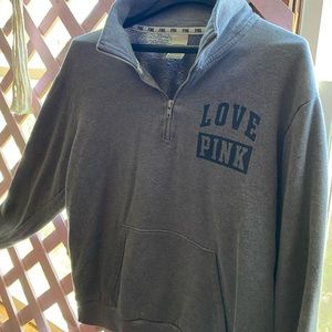 PINK Victoria’s Secret Quarter Zip Sweatshirt